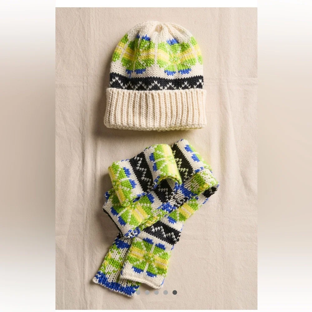 Free People Northern Lights Beanie + Scarf Set! NWT!